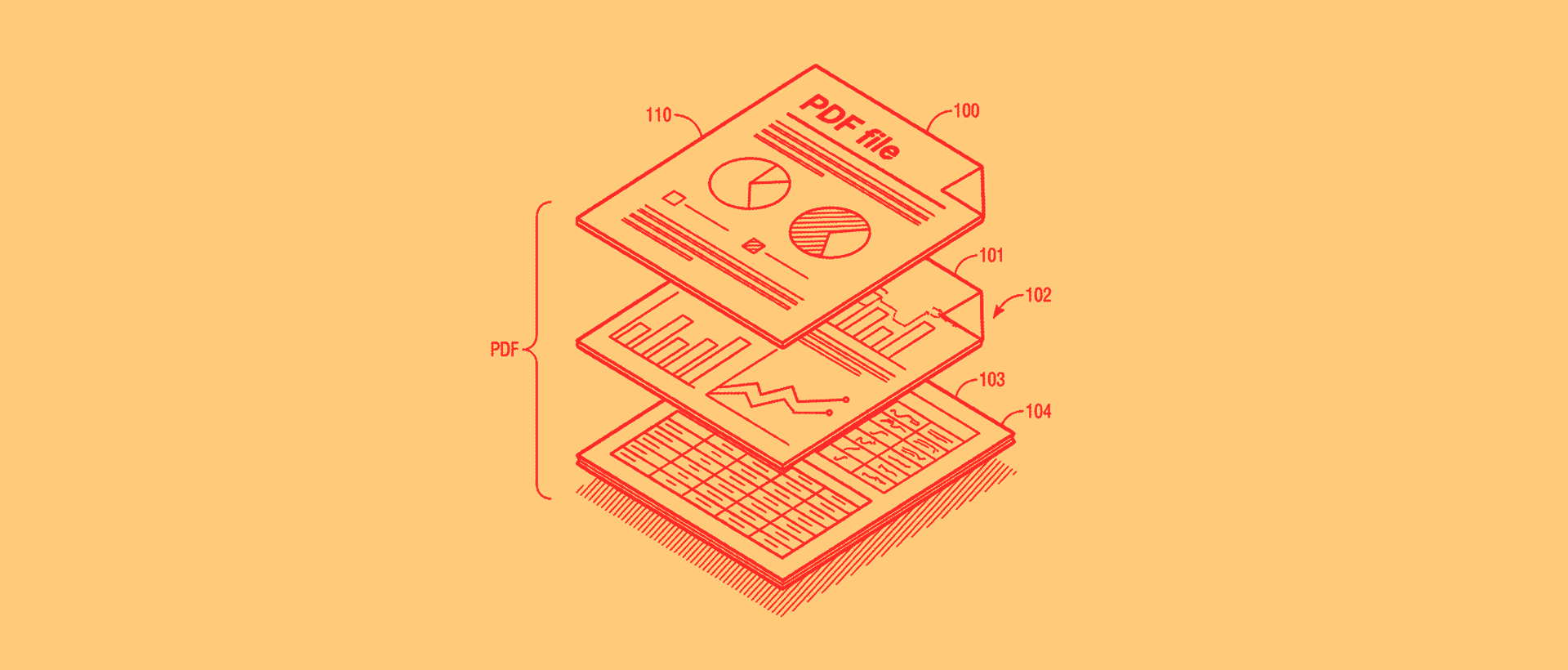 Extracting and structuring information from PDF documents
