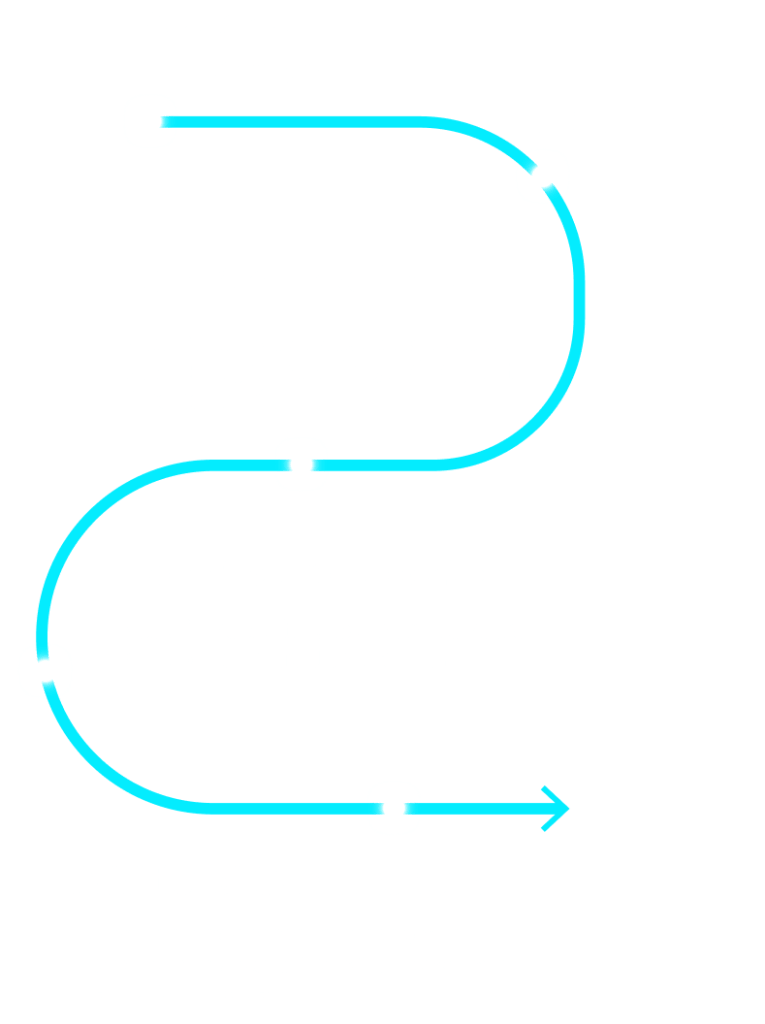 A path showing 5 steps in the hiring process
